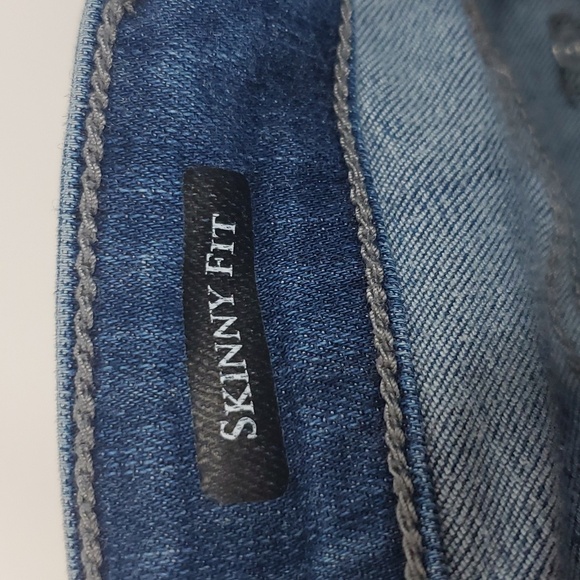 Judy Blue Skinny Fit Jeans Ripped Distressed Stretch Womens 26 Medium Wash - Picture 8 of 10